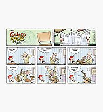 Ginger Meggs - "Dad the Artist" Photographic Print