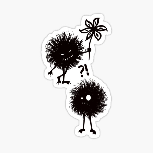Evil Bugs Being Kind Sticker