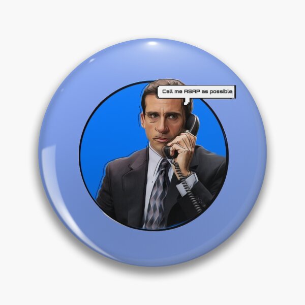 Item preview, Michael Scott Cartoon call me asap as possible designed and sold by officemoments.