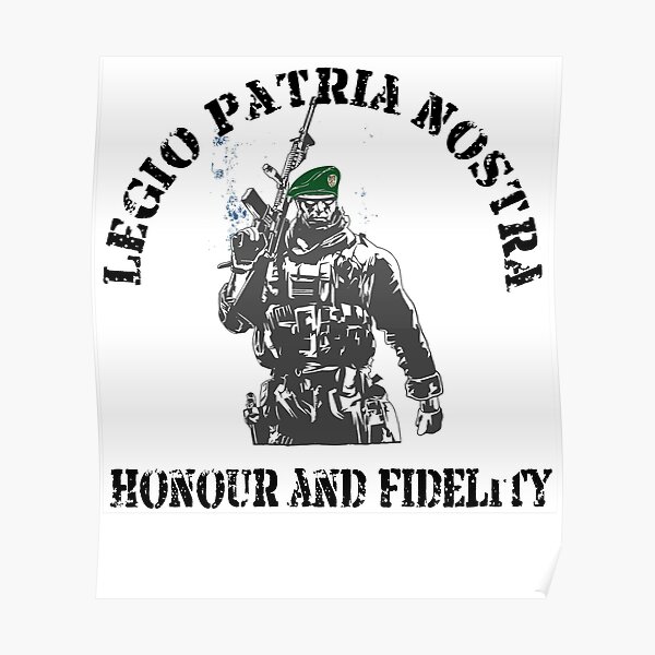Spezialeinheiten der französischen Fremdenlegion Poster