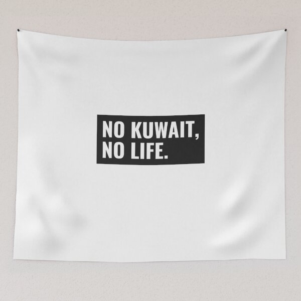 Item preview, NO KUWAIT NO LIFE Stylish Design تصميم كويتي designed and sold by ArabCorner.