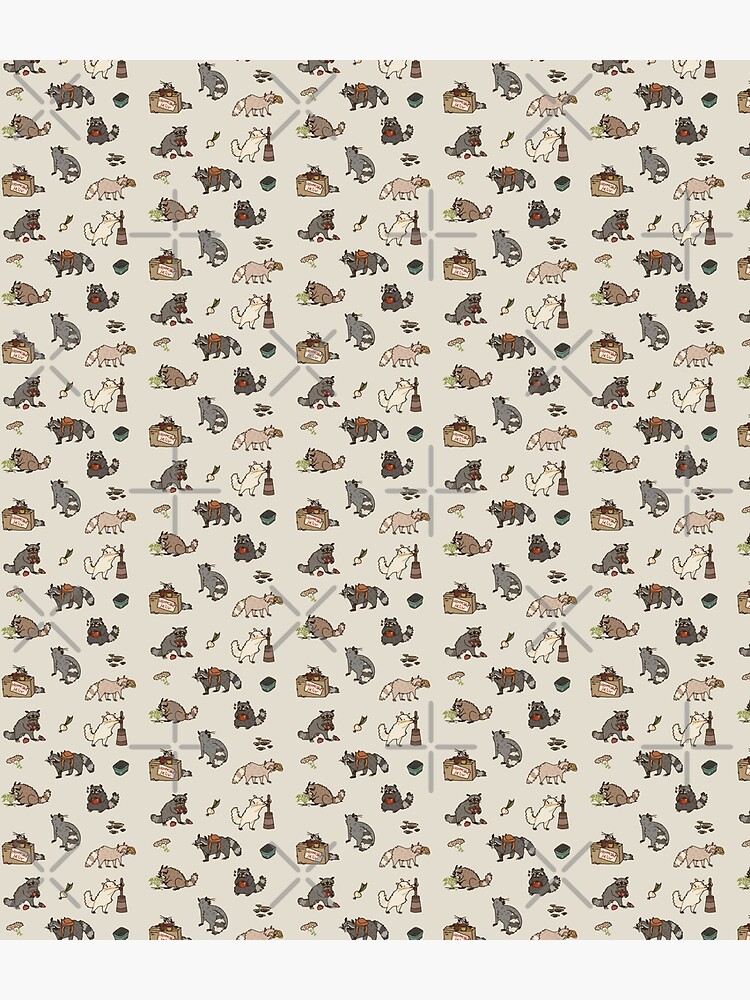 Farmcore Raccoons by cryptsum
