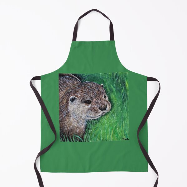 Item preview, Little River Otter Painting designed and sold by Art by Kirsten Sneath.