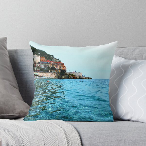 Item preview, Cote d'Azur Beach Blue Green Sea Turqoise Coast Waves designed and sold by impetum.