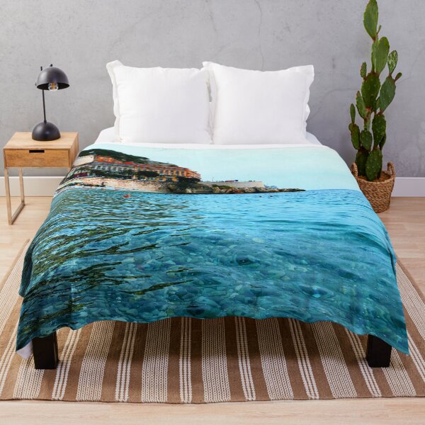Item preview, Cote d'Azur Beach Blue Green Sea Turqoise Coast Waves designed and sold by impetum.