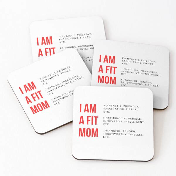 Item preview, I am a FIT mom designed and sold by PaperDreamPod.