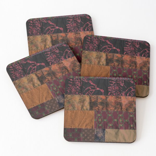 Item preview, Red textiles, mixed media, fiber artist designed and sold by djrunnels.