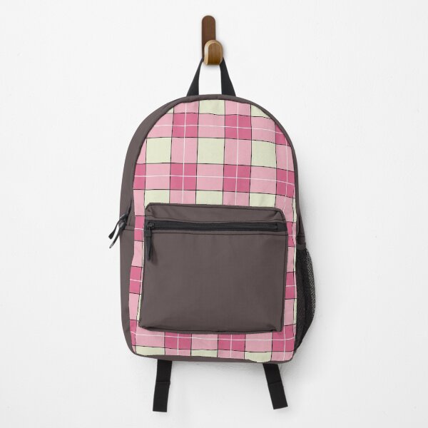Item preview, white pink plaid designed and sold by ZiphGames.