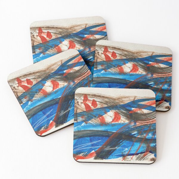 Item preview, Water and Fire Abstract designed and sold by VickyJonesArt.