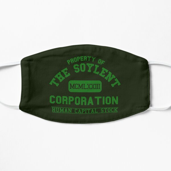 Vintage Soylent Green Corporation Flat Mask