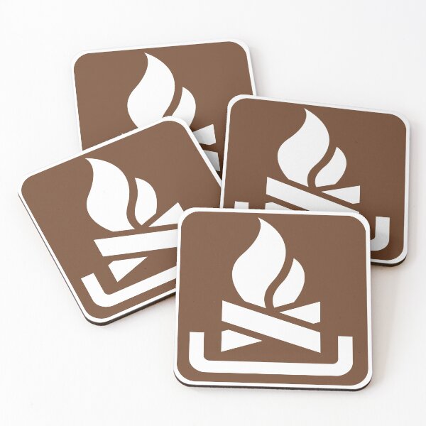 Item preview, campfire road sign designed and sold by foto-rik.