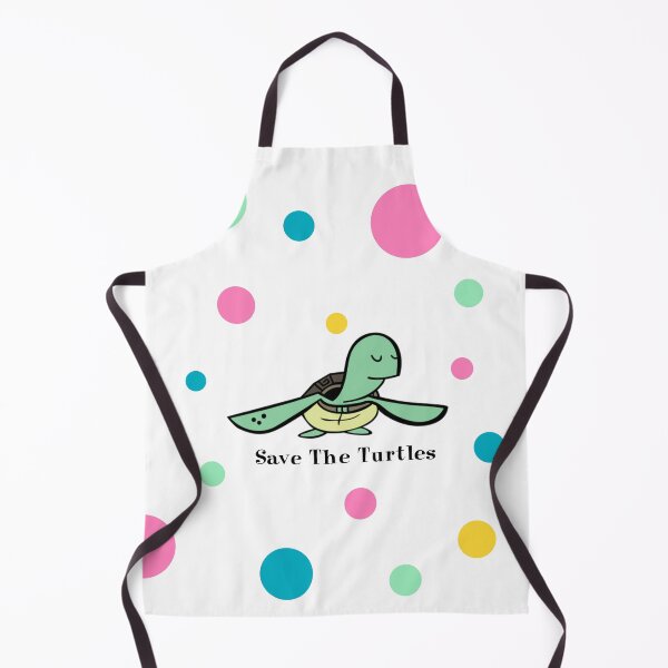 Item preview, Save The Turtles Polka Dots Pastel Cute Sea Life Turtle Animal designed and sold by gillys.