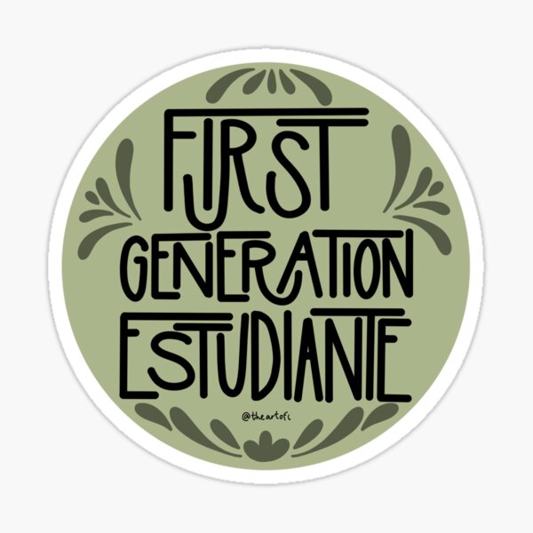 Item preview, first generation estudiante designed and sold by yhuman.