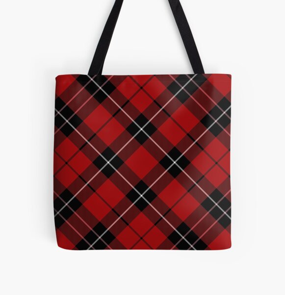 Red Plaid Twill Pattern Backpack for Sale by 89BLACK