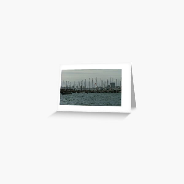 St Kilda marina Greeting Card