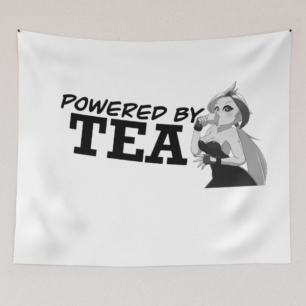 Item preview, Powered by Tea sticker designed and sold by MartinUve.