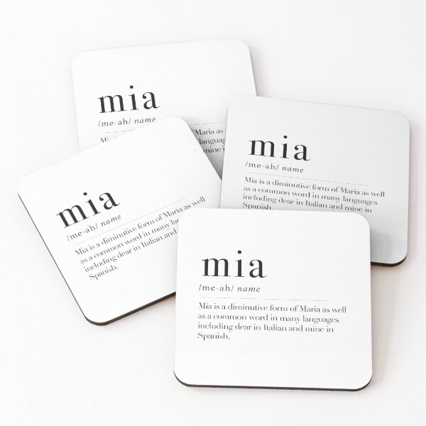 Item preview, Mia - nama meaning designed and sold by maxchmz.