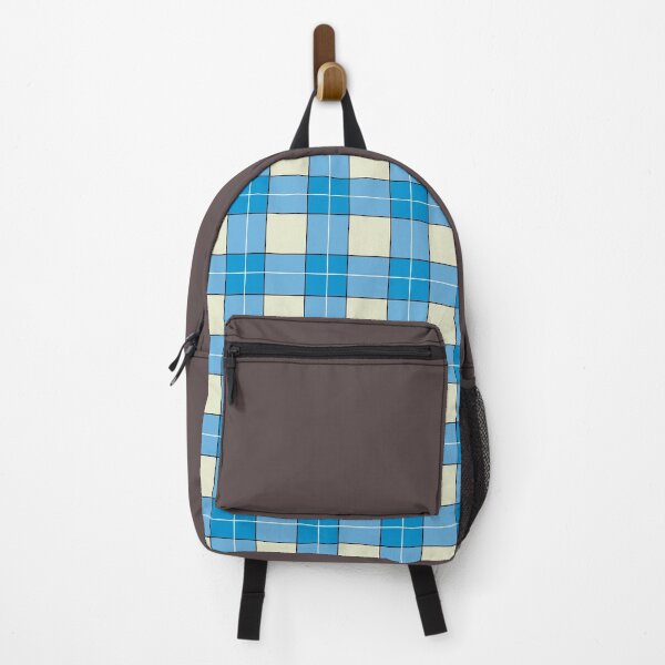 Item preview, white blue plaid designed and sold by ZiphGames.