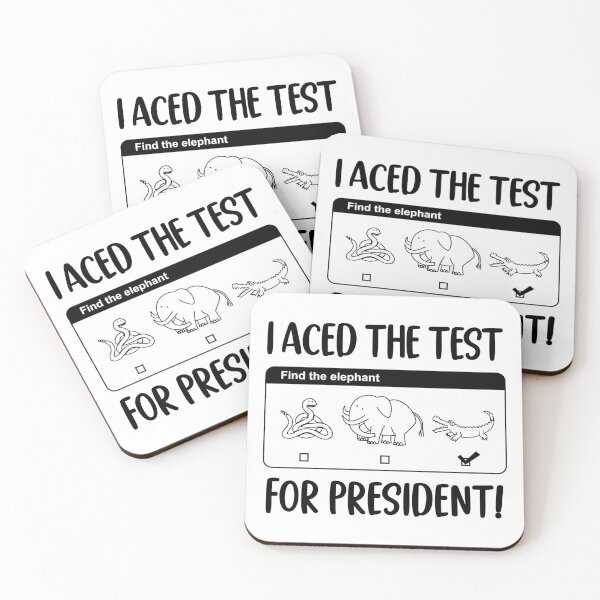 Item preview, I Aced The Test For President! designed and sold by bonmotto.