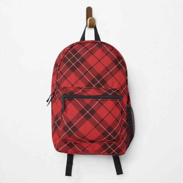backpack with a red cross
