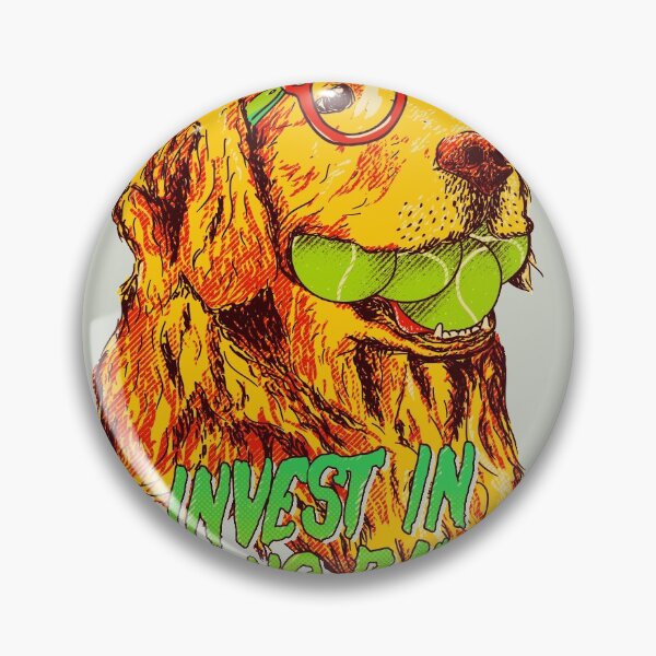 Item preview, Good Boi Analytics - Funny Golden Retriever with Tennis Balls, Business Plan for World Crisis 2020 | Snoot | Fabric Mask | Washable Face Cover | Reusable Facemask | Original Art Pillowcase | designed and sold by Any Color Designs.