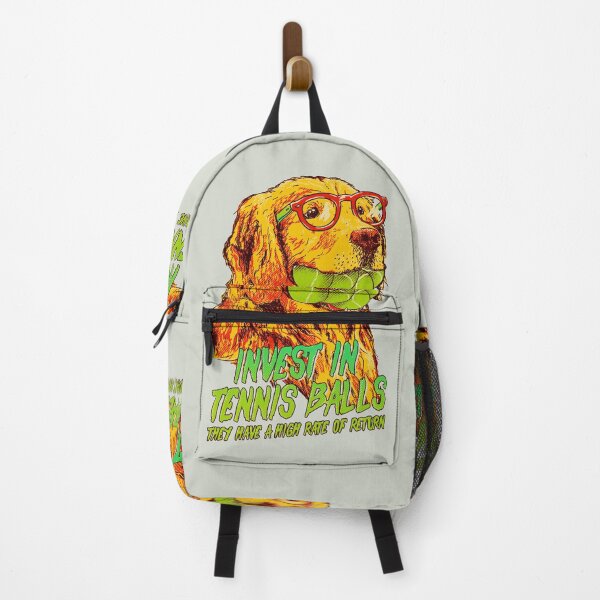 Item preview, Good Boi Analytics - Funny Golden Retriever with Tennis Balls, Business Plan for World Crisis 2020 | Snoot | Fabric Mask | Washable Face Cover | Reusable Facemask | Original Art Pillowcase | designed and sold by Any Color Designs.