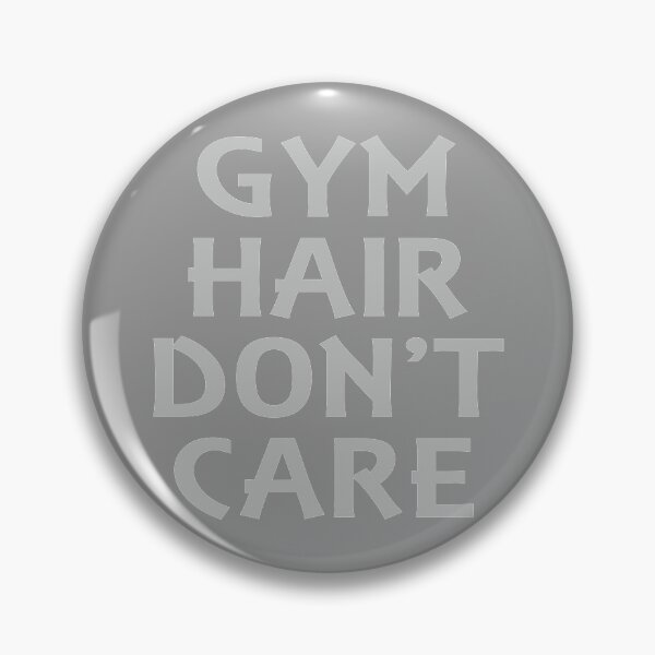 Item preview, Gym Hair Don't Care Funny Fitness Workout Novelty design designed and sold by nikkidawn74.