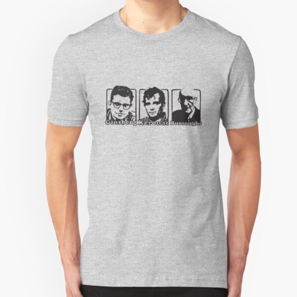 Beat Trinity: Kerouac, Burroughs and Ginsberg Slim Fit T-Shirt