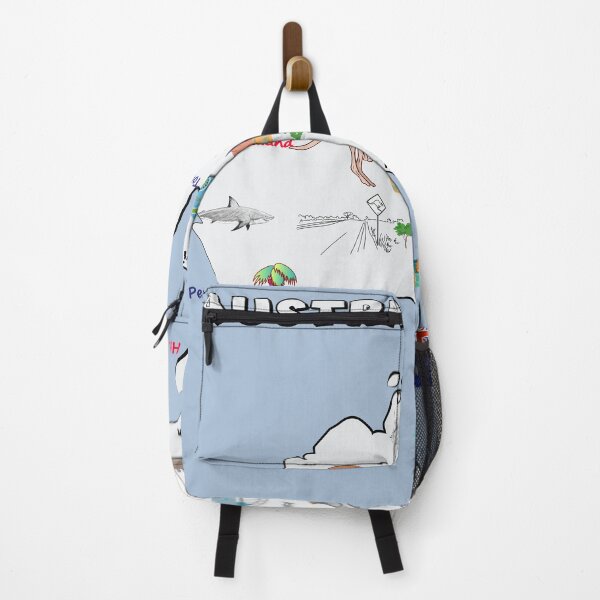 Item preview, Map of Australia with major cities, flag, landmarks and tourist attractions designed and sold by mashmosh.