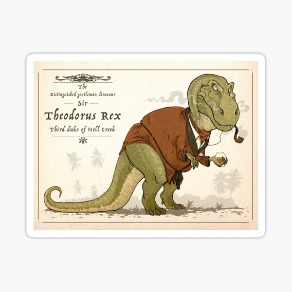 Gentleman Rex Sticker