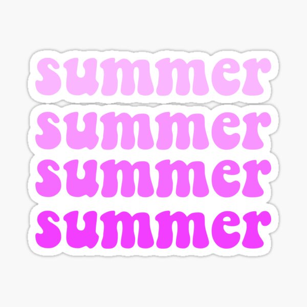 summer purple ombre Sticker