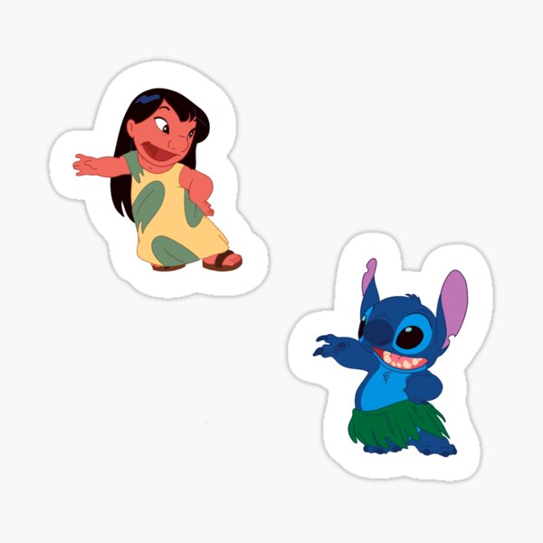 Lilo And Stitch Set Stickers | Redbubble