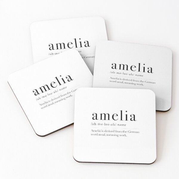 Item preview, Amelia - name meaning designed and sold by maxchmz.