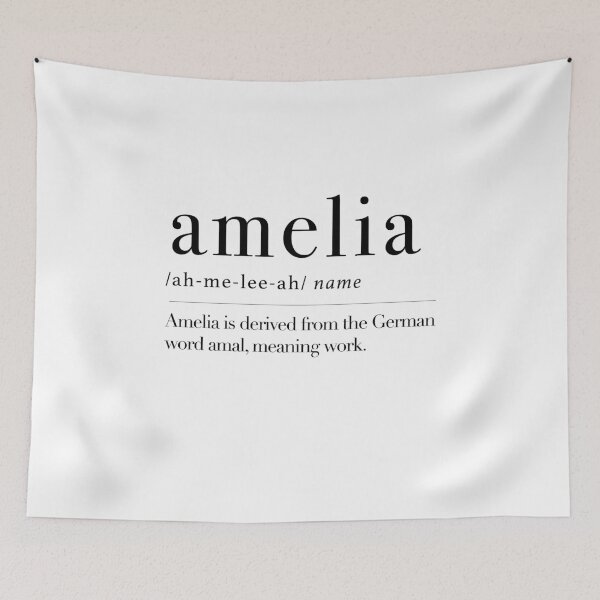 Item preview, Amelia - name meaning designed and sold by maxchmz.