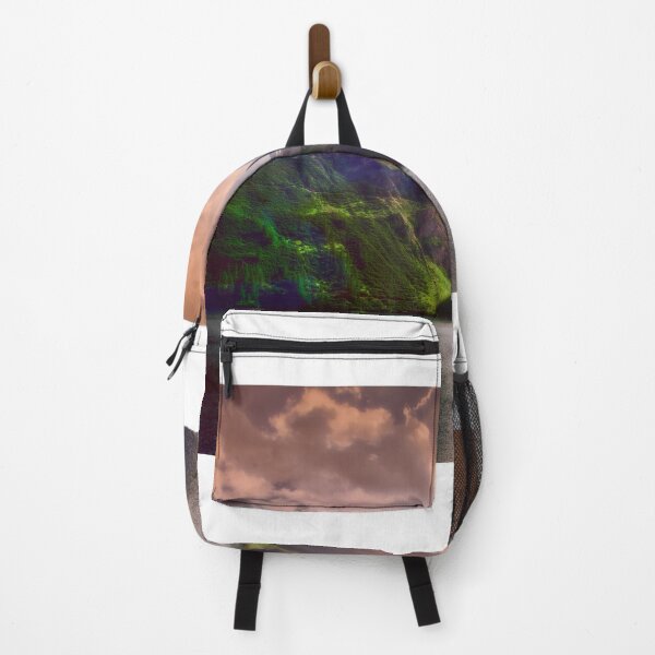 Item preview, Colored lakescape with mountains designed and sold by Roberto Pagani.