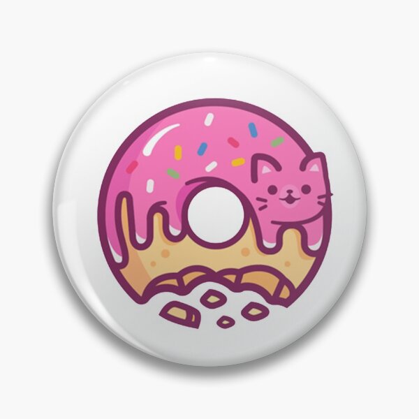 Artikelvorschau, Rosa Katzendonut kawaii entworfen und verkauft von mofin.