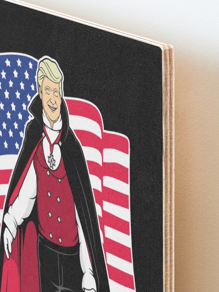 Alternate view of Horror Mashups: Trump Vampire Mounted Print