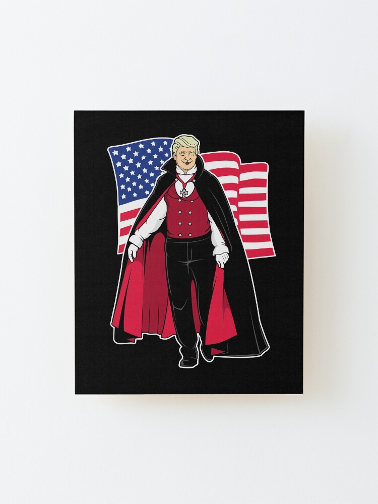 Alternate view of Horror Mashups: Trump Vampire Mounted Print