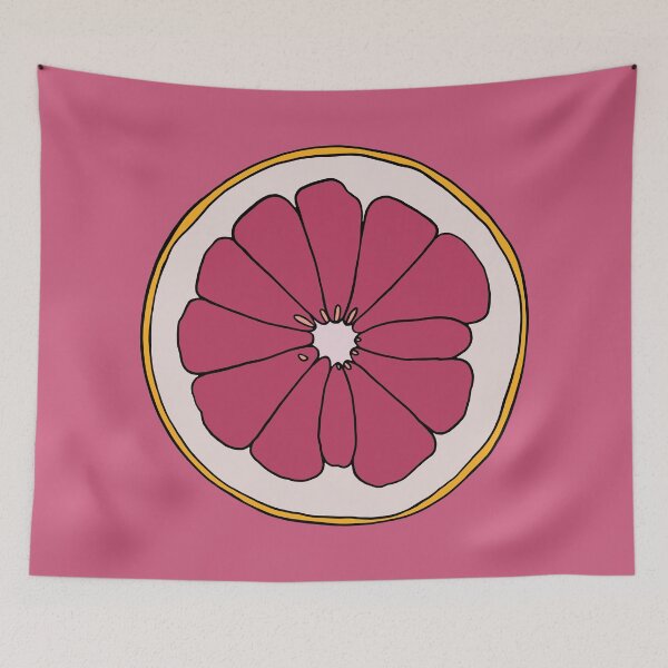 Item preview, Grapefruit Slice Illustration designed and sold by murialbezanson.
