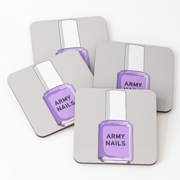 Item preview, bts - army nails designed and sold by Reyaaa.