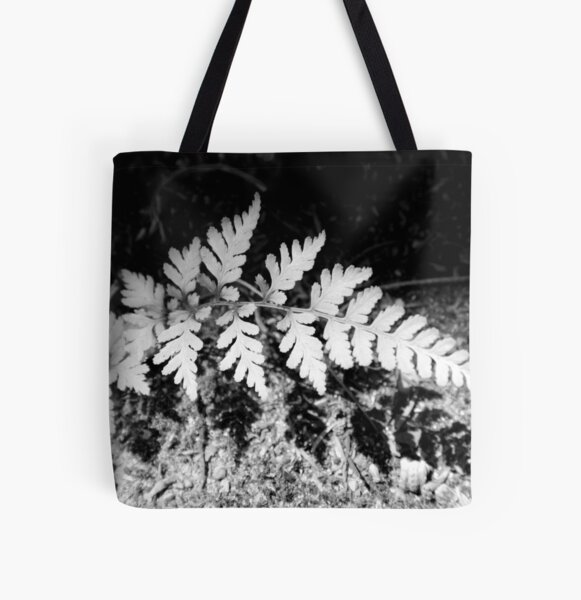 Shadow Fern All Over Print Tote Bag
