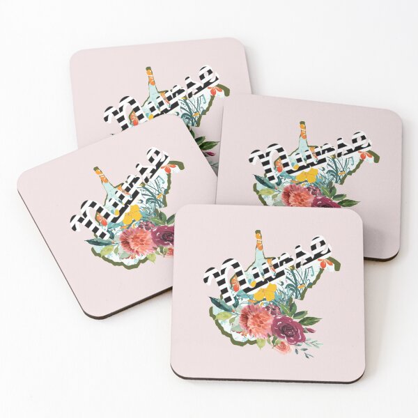 Item preview, West Virginia Nurse Floral Watercolor designed and sold by AZGuzmans.