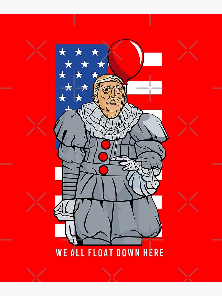 Scary Trump Clown by EnforcerDesigns