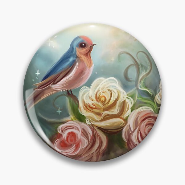Item preview, Bird and Roses designed and sold by dim-draws.