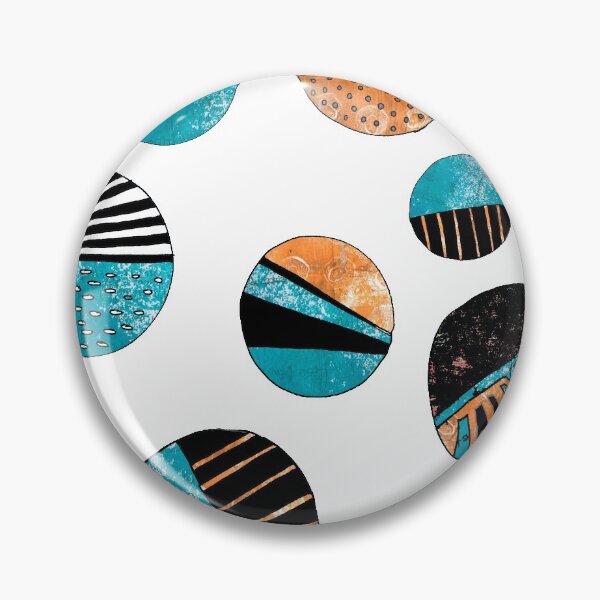 Item preview, Hand Drawn Textured Circle Design Pattern designed and sold by NancyMerkle.