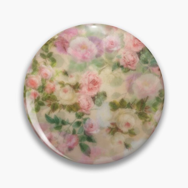 Item preview, Big Pink Roses Vintage Summertime  Botanical Garden Blooms designed and sold by IZiets.