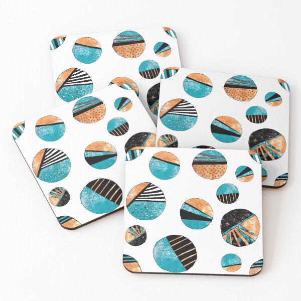 Item preview, Hand Drawn Textured Circle Design Pattern designed and sold by NancyMerkle.