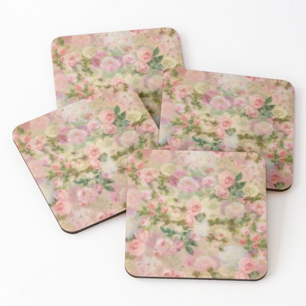 Item preview, Big Pink Roses Vintage Summertime  Botanical Garden Blooms designed and sold by IZiets.