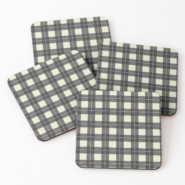 Item preview, black white plaid designed and sold by ZiphGames.
