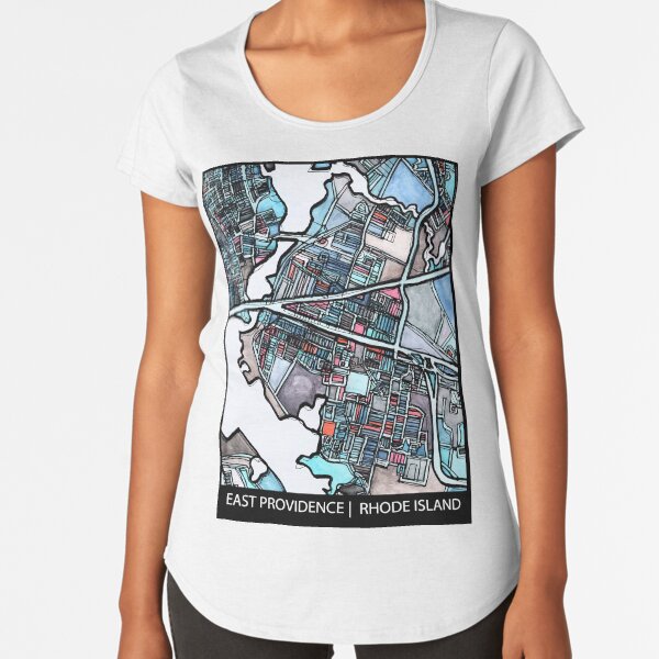 East Providence, RI Premium Scoop T-Shirt